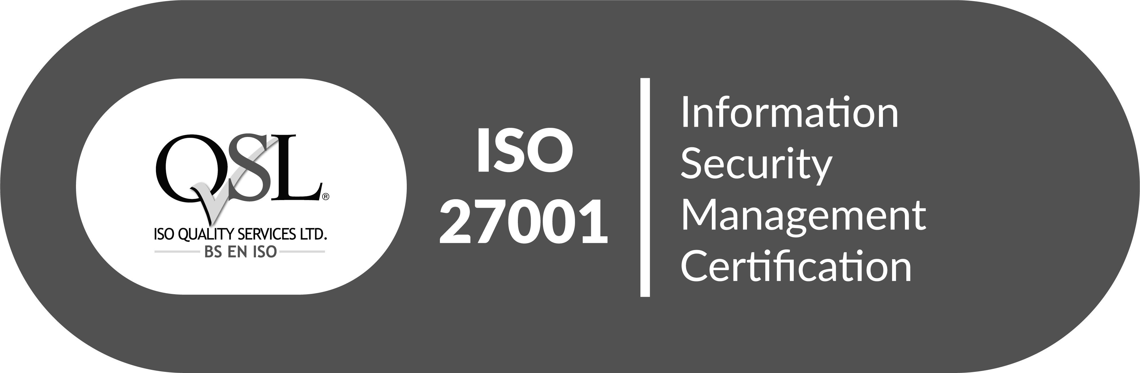 ISO 27001 Information Security Certification badge