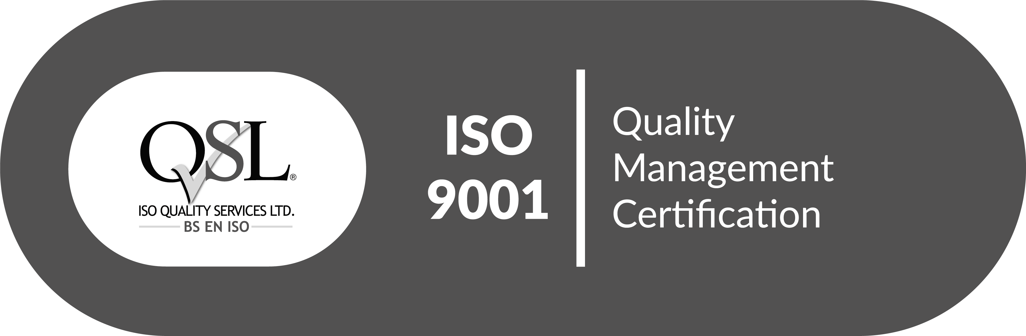 ISO 9001 Quality Management Certification badge